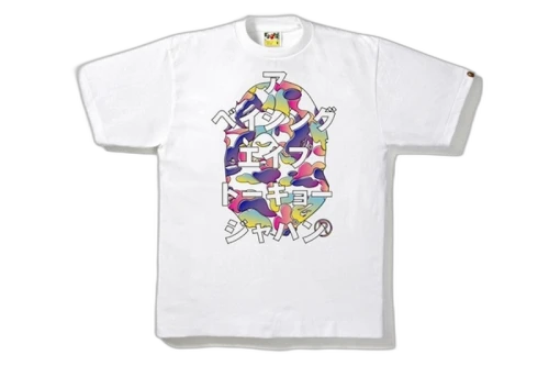 BAPE Katakana Tee White
