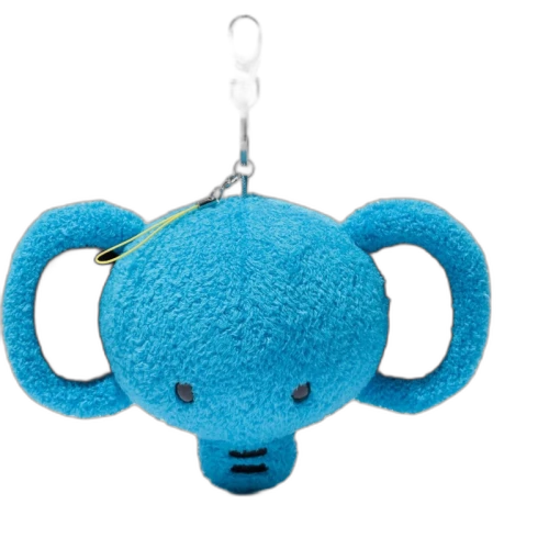 BAPE Keychain Fc Plush Eleph Blue