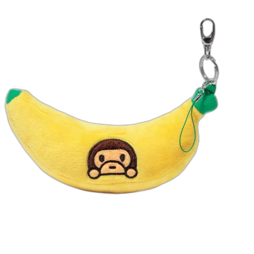 BAPE Keychain Plush Banana Yellow