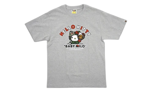 BAPE Sanrio Hello Kitty Milo Puppet Tee Grey