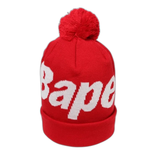 BAPE Knit Cap Red