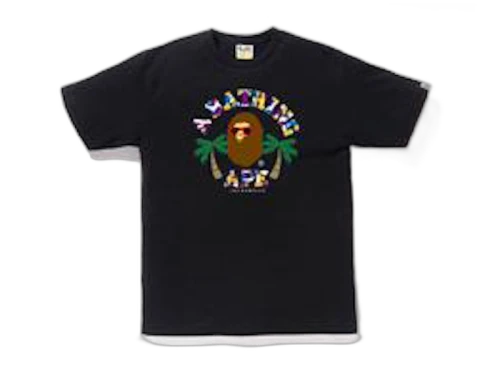 BAPE LA Camo College Tee (SS19) Black