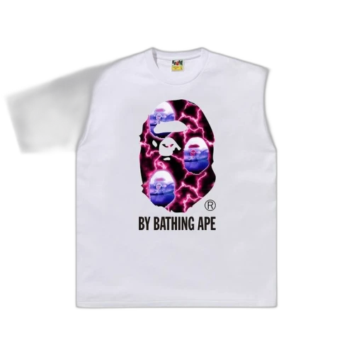 BAPE Lightning Relaxed Fit Tee White/Black