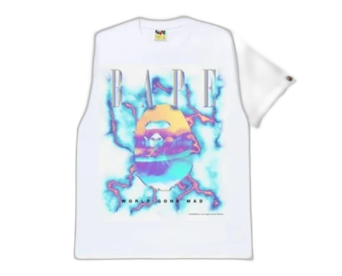 BAPE Lightning Tee White