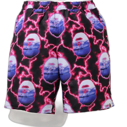 BAPE Lightning Track Shorts Black