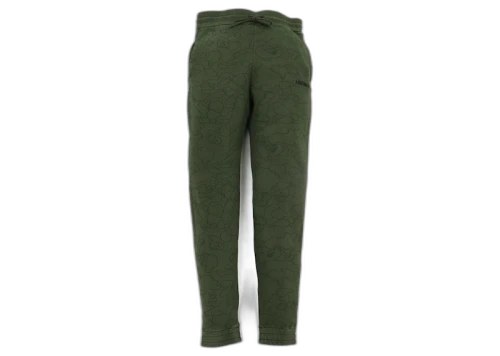 BAPE Line 1st Camo Washed Slim Fit Sweat Pants Olivedrab