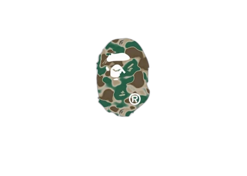 BAPE Liquid Camo Big Ape Head Tee White