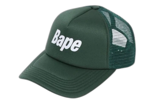 BAPE Logo Mesh Cap (SS25) Green