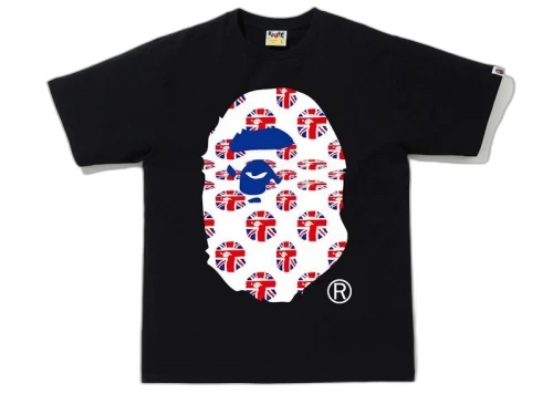 BAPE London Union Jack Tee Black