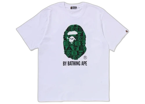 BAPE Lux Sport Pattern By Bathing Ape Tee White