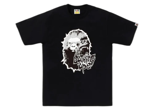 BAPE Mad Ape Head Tee Black