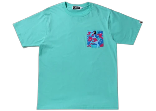 BAPE Marble Camo Pocket Tee Green