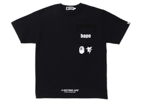 BAPE Military Heavy Weight Pocket Tee Black