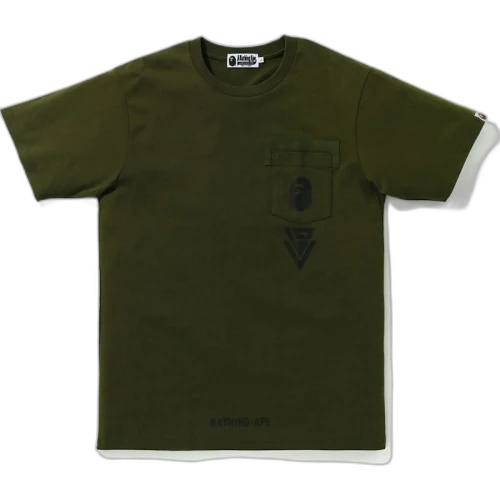 BAPE Military Pocket Tee Olivedrab