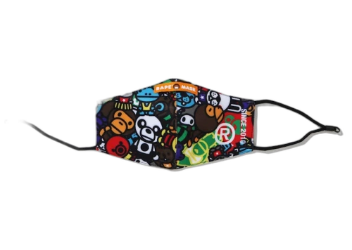 BAPE Milo All Safari Mask Black