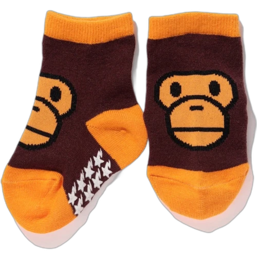 BAPE Milo Baby Socks Kb Kb (Kids) Brown