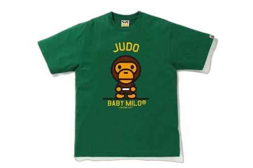 BAPE Milo Judo Sports Tee Green