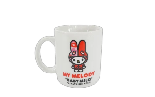 BAPE Milo My Melody Mug White/Pink