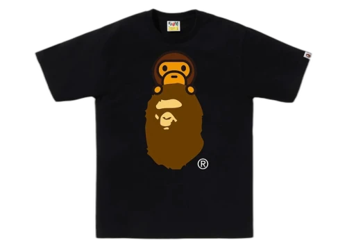 BAPE Milo On Ape Head Tee Black