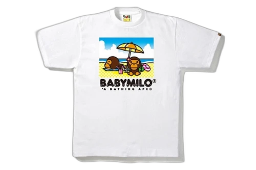 BAPE Milo Summer Tee 5 White