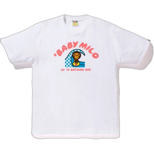 BAPE Milo Surfing Summer Tee White