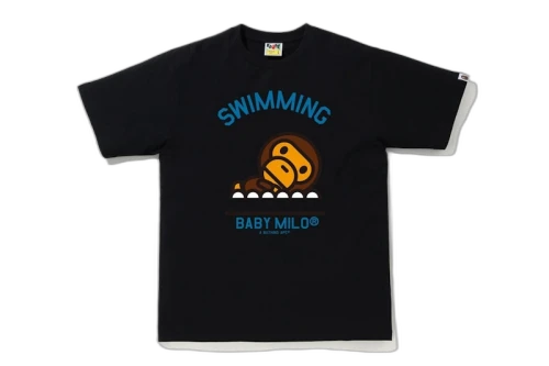 BAPE Milo Swimming Sports Tee Black