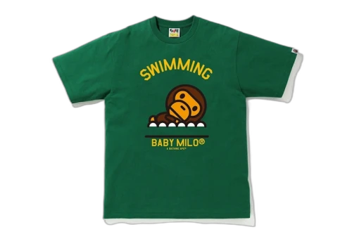 BAPE Milo Swimming Sports Tee Green