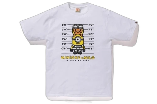 BAPE Minions Tee 3 White