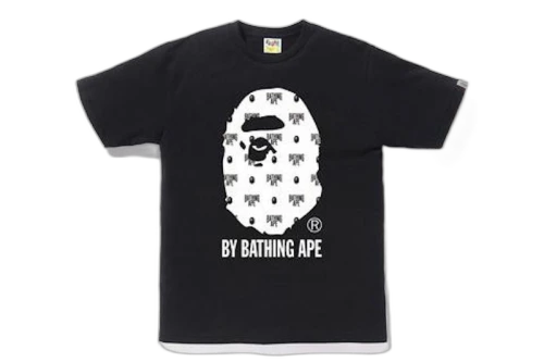 BAPE Monogram by Bathing Tee Black/White