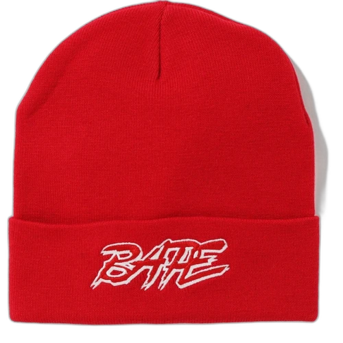 BAPE Motor Sport Knit Cap Red