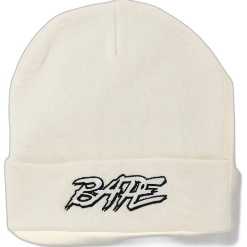 BAPE Motor Sport Knit Cap White