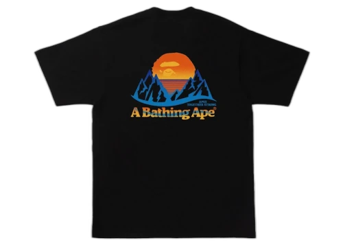 BAPE Mountain Tee Black