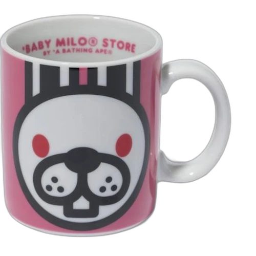 BAPE Mug Cup Face Pink