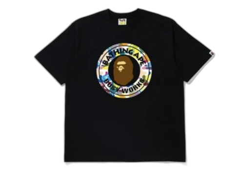 BAPE Multi Camo Busy Works Relaxed Fit Tee Black
