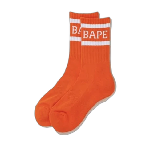 BAPE Neon Socks Orange