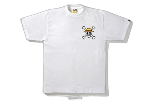 BAPE One Piecechopper X Milo Tee White