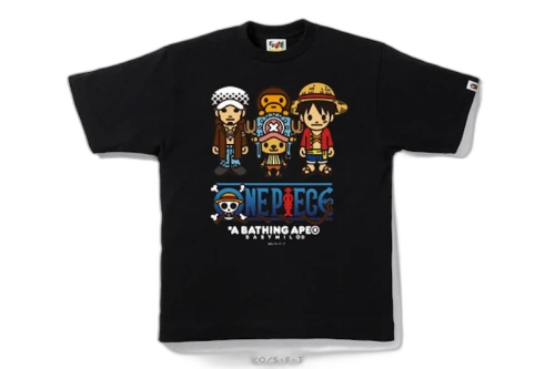 BAPE One Piecepirates Alliance Tee Black