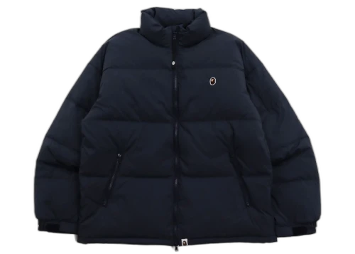 BAPE One Point Loose Fit Down Jacket Navy