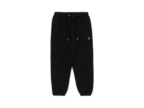 BAPE One Point Relaxed Fit Sweatpants Black