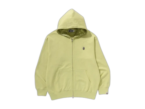 BAPE One Point Relaxed Fit Zip Hoodie Green