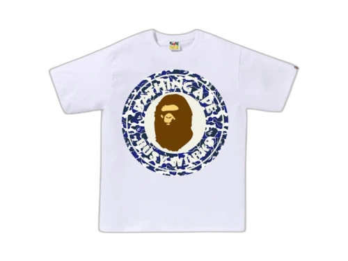 BAPE Online Exclusive Big Busy Works Bapec Tee White