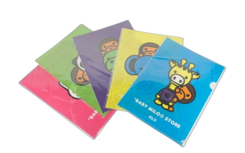 BAPE Peeping Milo A4 Folder Set Of 5 Multi