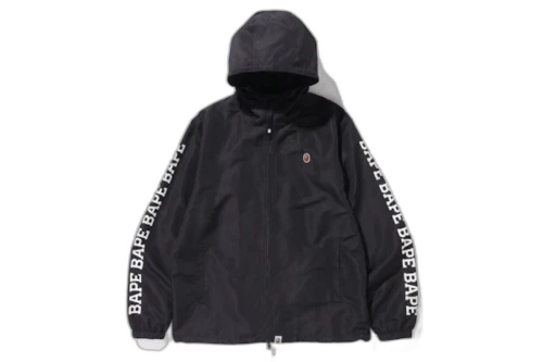 BAPE Premium Summer Bag Lightweight Windbreaker Jacket Black