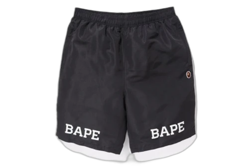 BAPE Premium Summer Bag Nylon Shorts Black