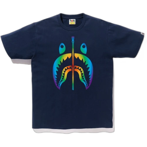 BAPE Rainbow Shark Tee Navy