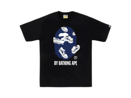 BAPE Random Sta By Bathing Ape Bapec Tee Black
