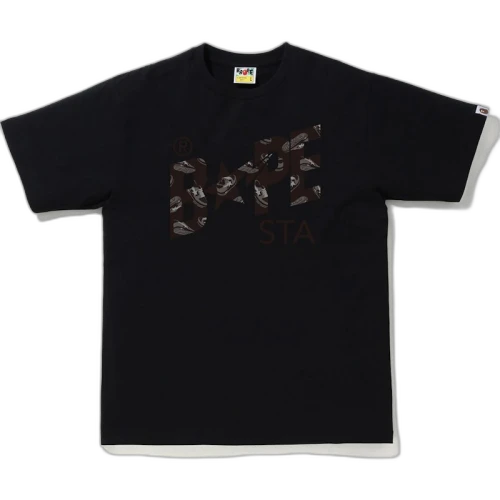 BAPE Random STA Logo Tee Black/Black