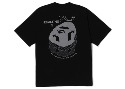 BAPE Reflective Print Tee Black
