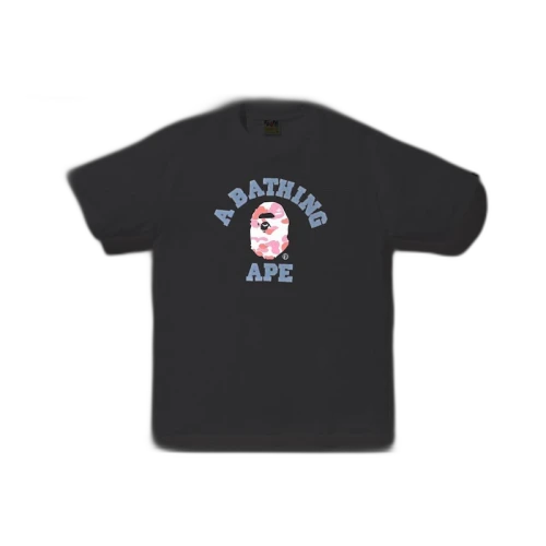 BAPE Reflector ABC College Tee Black/Pink