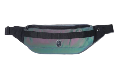 BAPE Reflector Waist Bag Green